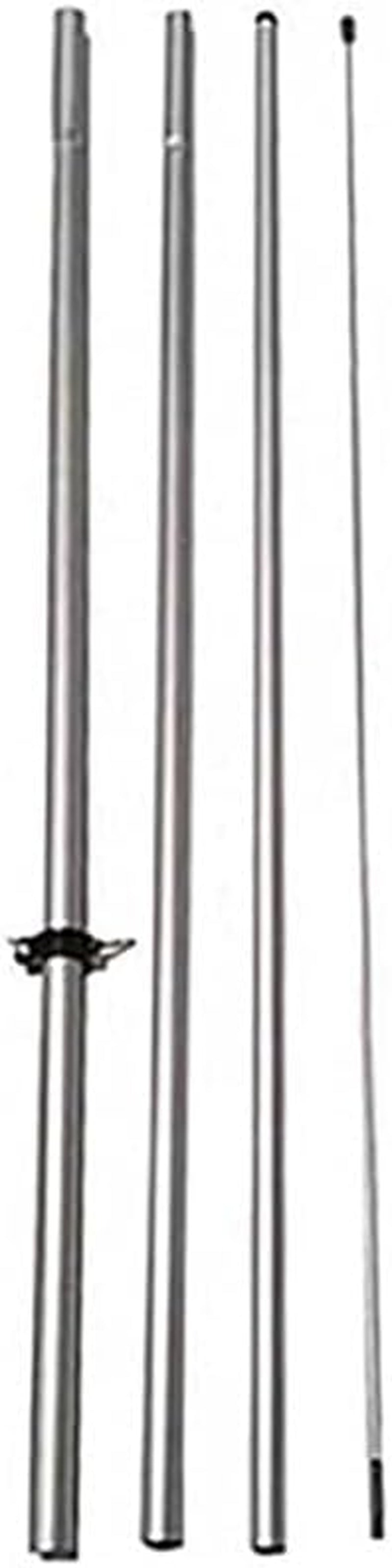 Barber Shop Haircuts 15Ft Feather Banner Swooper Flag Kit - INCLUDES 15FT POLE KIT W/Ground SPIKE