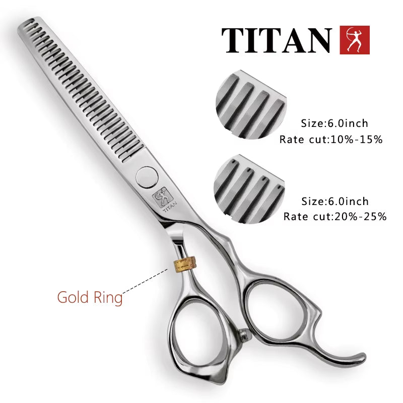 Titan 3D Scissors Professional Barber Hairdressing Shears Hair Cutting Machine Barber Shop Hair Scissors