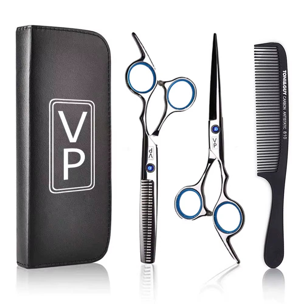 6 Inch Cutting Thinning Styling Tool Hair Scissors Stainless Steel Salon Hairdressing Shears Professional Barber Scissors