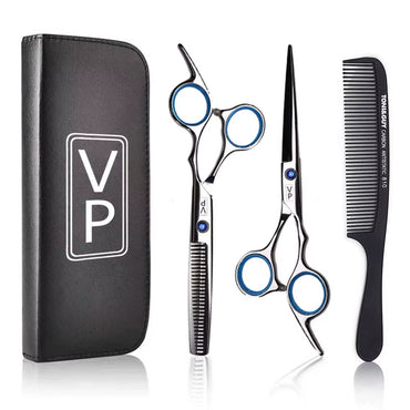 6 Inch Cutting Thinning Styling Tool Hair Scissors Stainless Steel Salon Hairdressing Shears Professional Barber Scissors