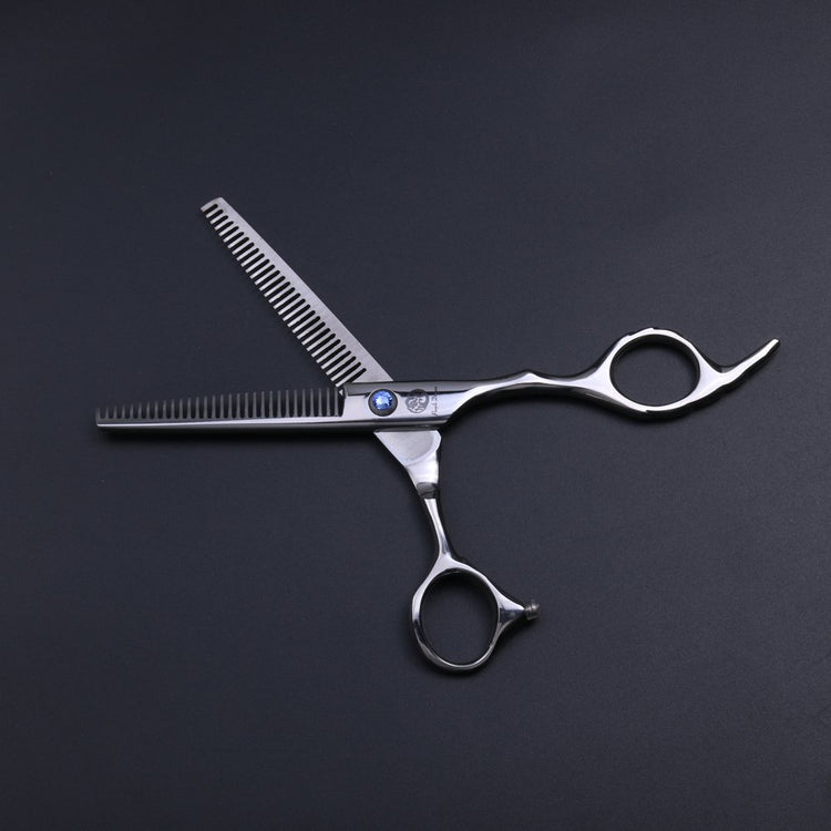 Professional 6.0 Inch Double Teeth Barber Hair Thinning Scissor/Shear Set- Perfect for Hair Stylist or Home Use