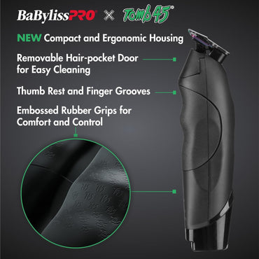 X Tomb45 Wireless-Charging Hair Trimmer for Men