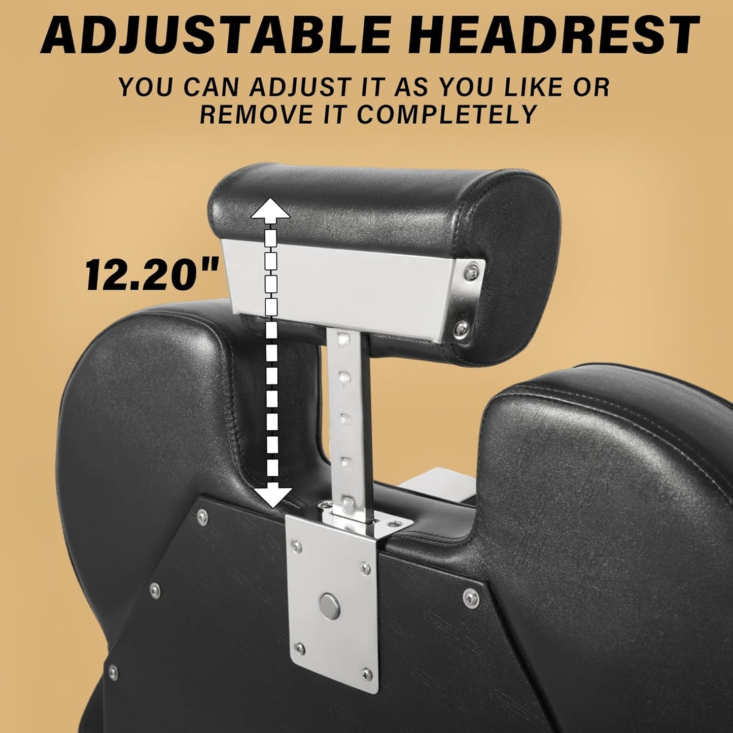 Barber Chair Salon Chairs for Hair Stylist Heavy Duty Hydraulic Reclining for Salon Barbershop Hair Stylist Professional