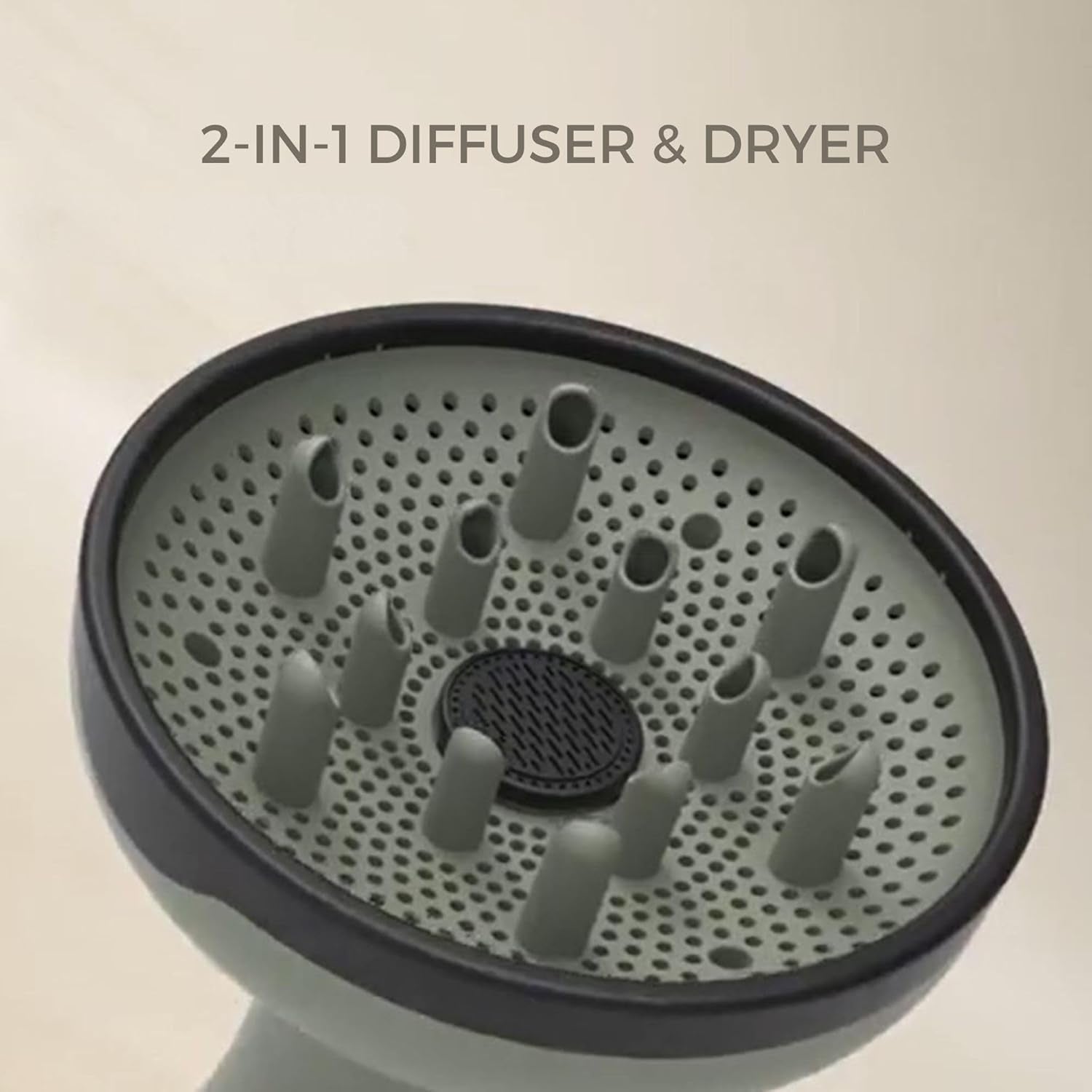 Sage Collection Diffuser Hair Dryer for Curly Hair, Ion Generator for Frizz-Free Curls