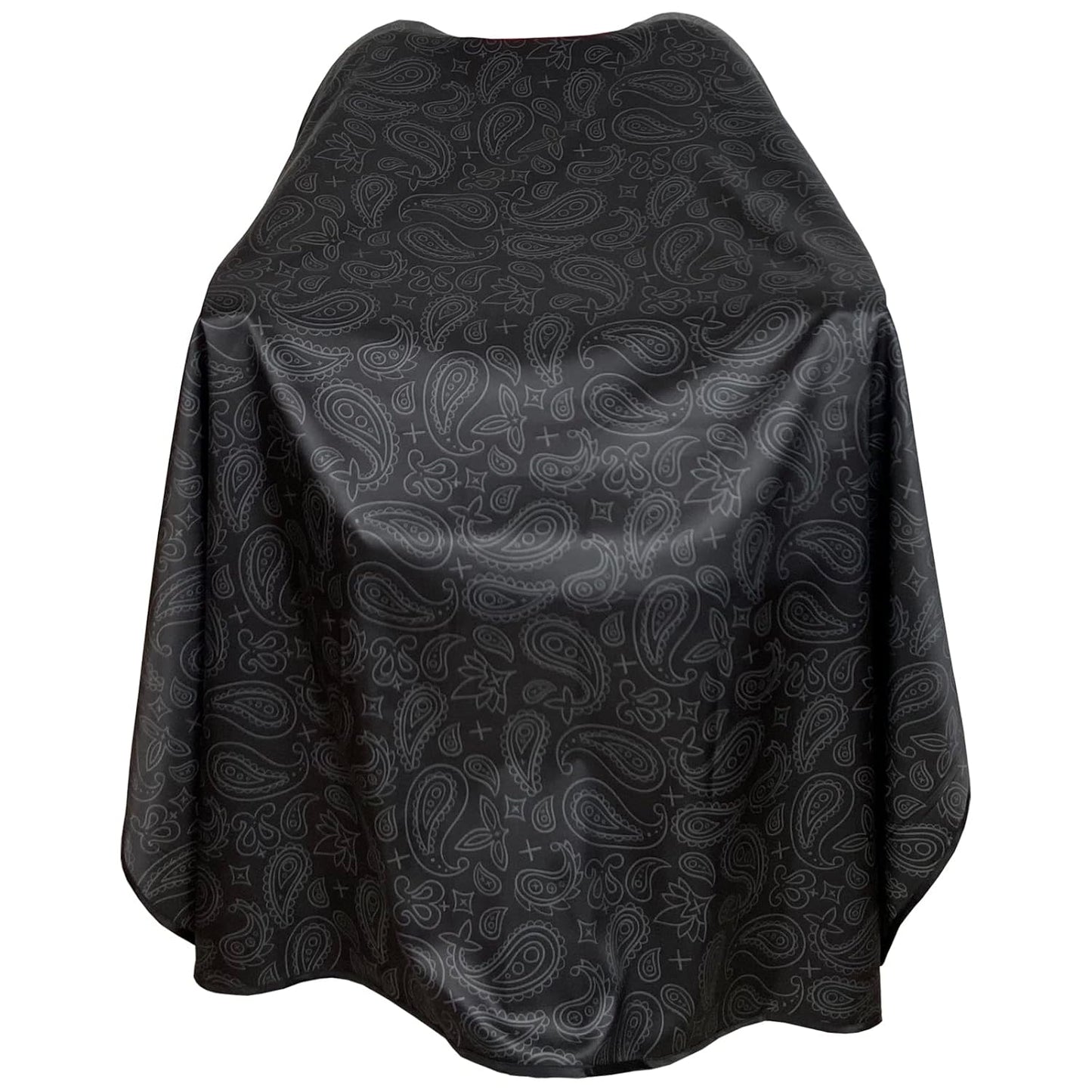 Barber Cape for Men, Haircut Cape with Snaps, Professional Salon Cutting Cape, Large Waterproof Hairdressing Cape Gown Apron for Hairstylist- 63”× 56”(Black Pattern)