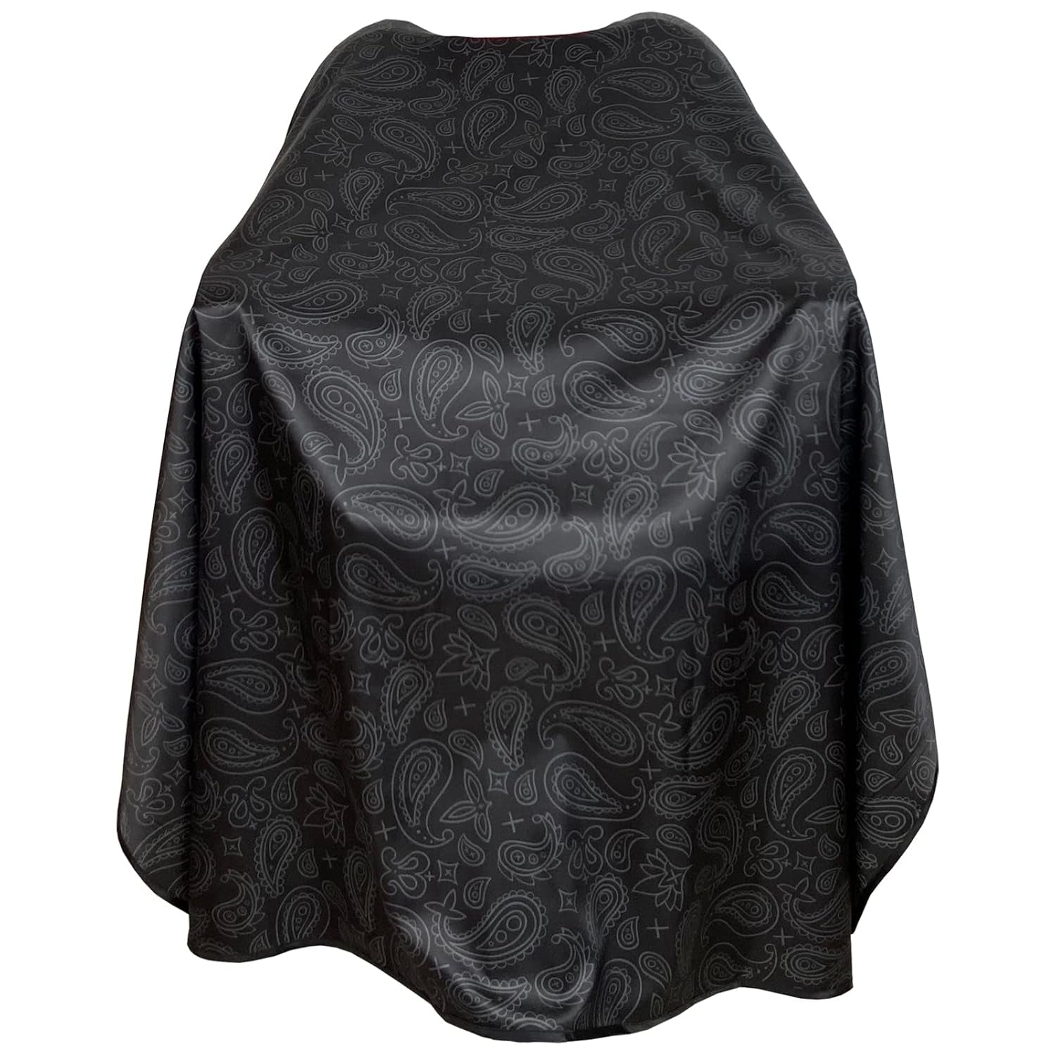 Barber Cape for Men, Haircut Cape with Snaps, Professional Salon Cutting Cape, Large Waterproof Hairdressing Cape Gown Apron for Hairstylist- 63”× 56”(Black Pattern)