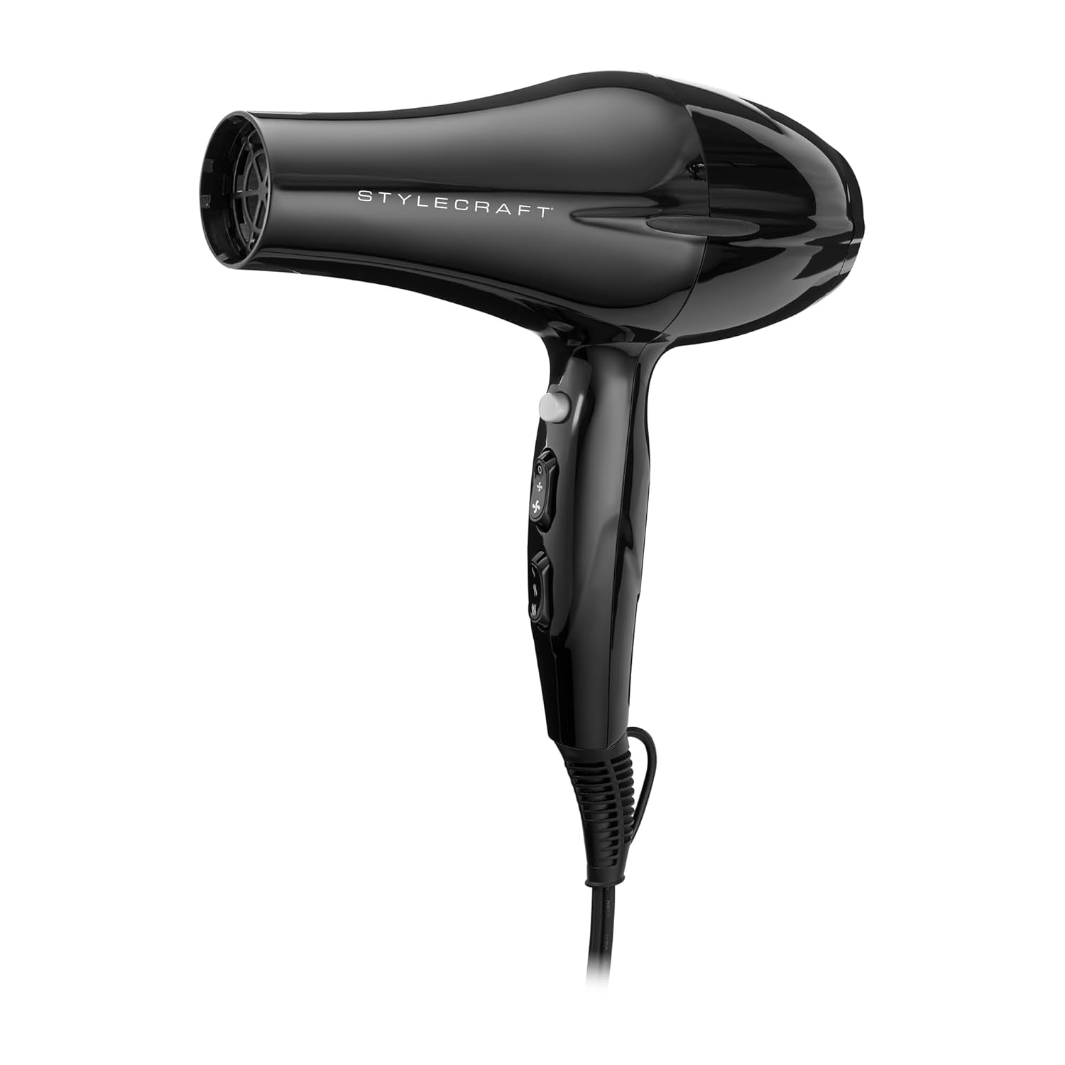 Peewee and Stay Temp Dual Voltage Travel Dryers, Lightweight Portable Size, Tri-Plex Technology, Ionic Turbo Motor, Concentrator Nozzle, Diffuser, Travel Bag, Black