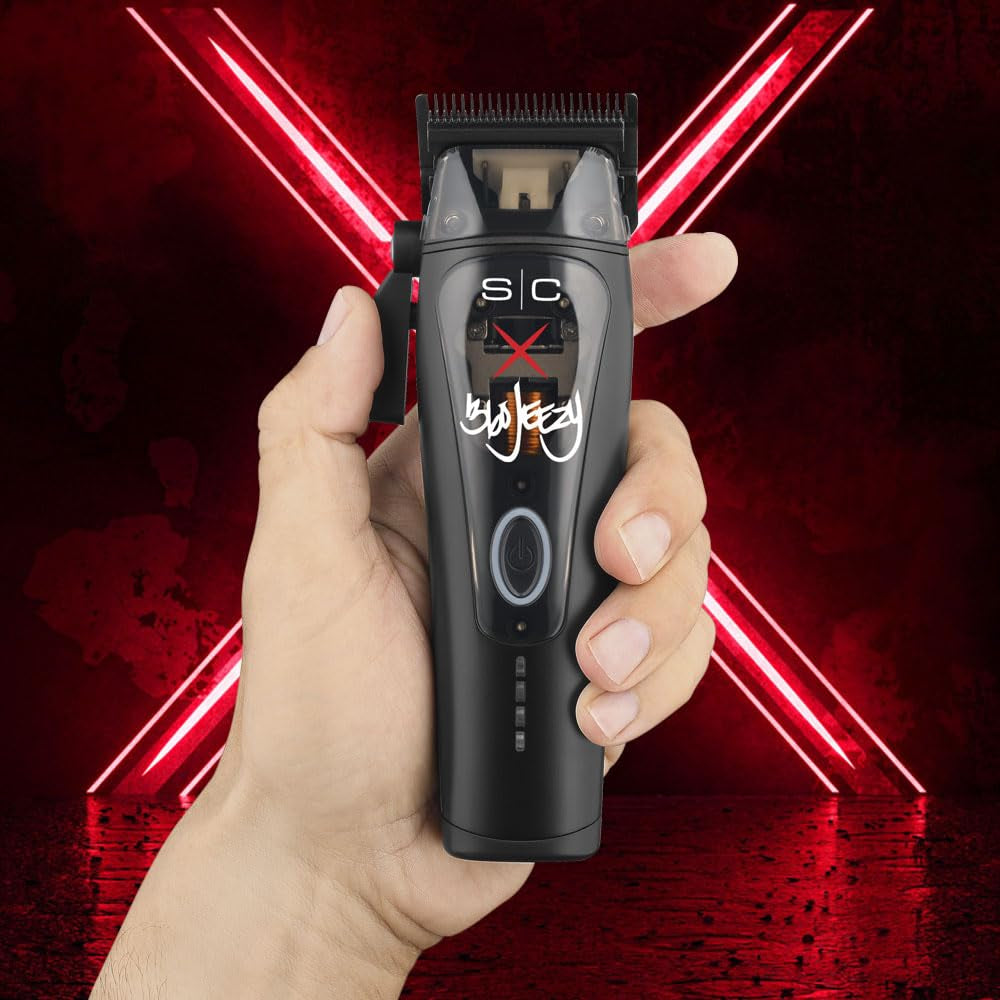 Instinct Professional IN2 Vector Motor Cordless Hair Clipper with Intuitive Torque Control, 3 Modular Lids