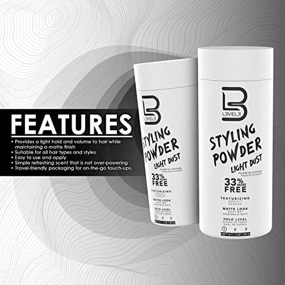 Level 3 Styling Powder Light Hold Pack of 2 1 Oz