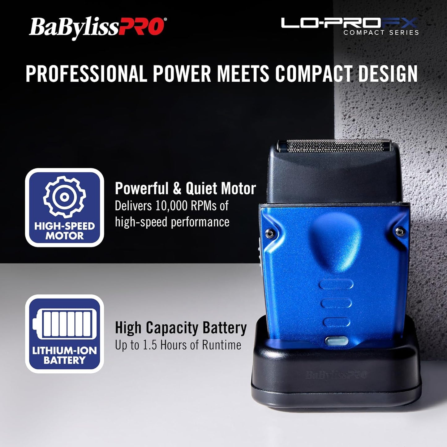 High-Performance Compact LO-PROFX Shavers for Men