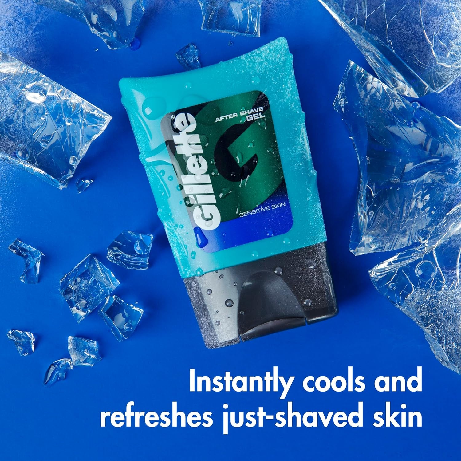 after Shave Gel for Men, Aftershave for Men, after Shave Lotion for Men, Calms, Soothes and Refreshes Sensitive Skin, Light Fragrance, 2.5 Oz, Pack of 6, after Shave Cologne Men, Aftershave