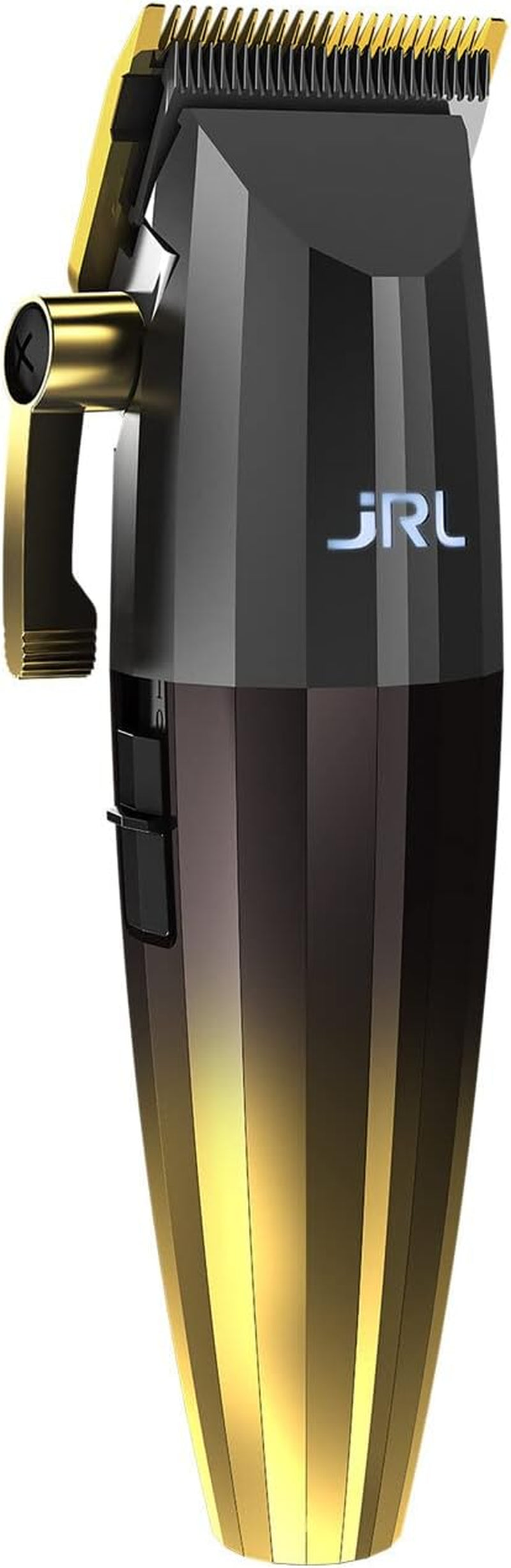 JRL Fresh Fade 2020C-G Clipper - Professional Hair Clippers W/Cool Blade Technology for Men'S Grooming - Rechargeable Clippers W/Lcd Display and Corrosion Proof (Gold)