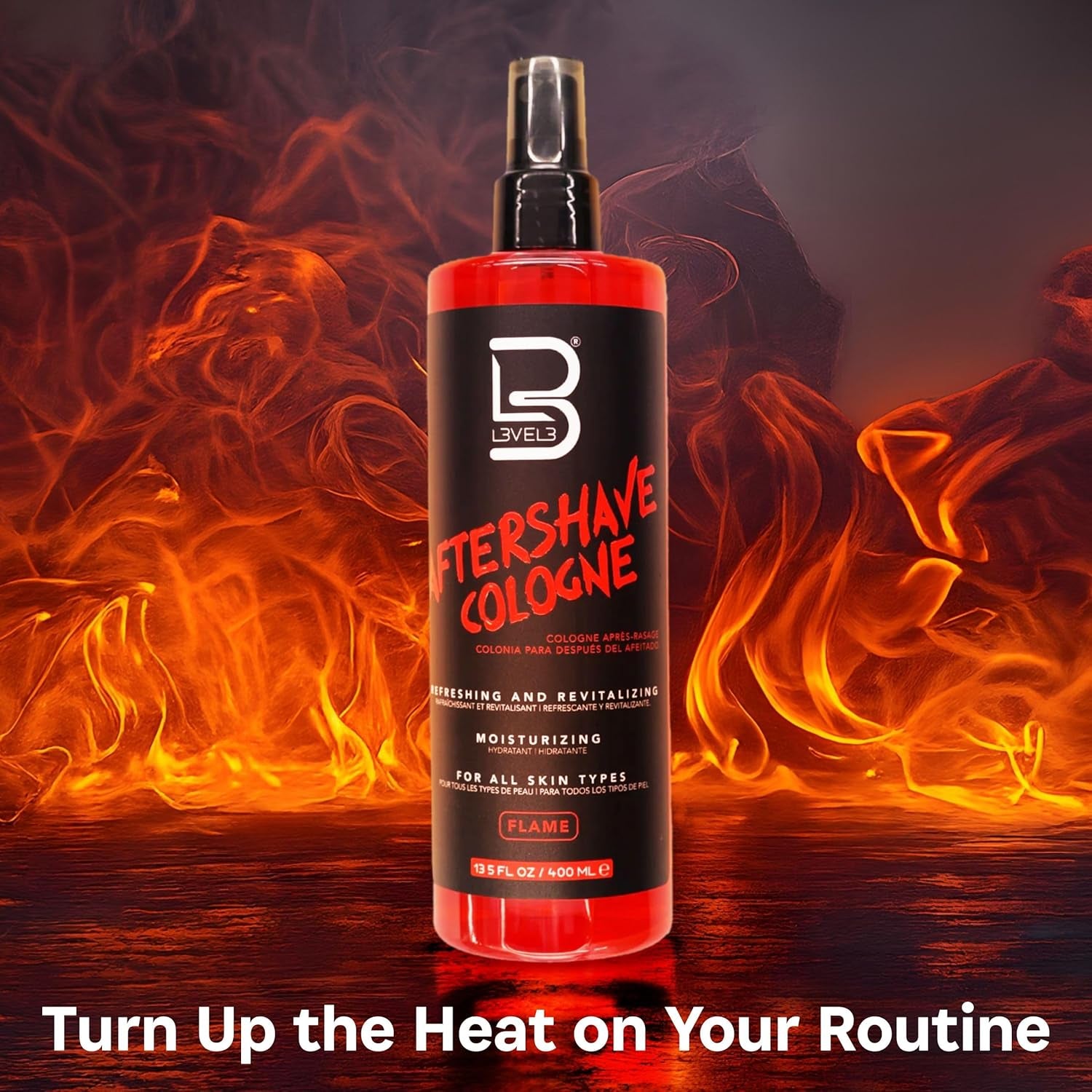 Level 3 after Shave Spray Cologne - Softens Skin - Refreshes and Relieves Face and Skin - Moisturizing Formula Level Three after Shaving