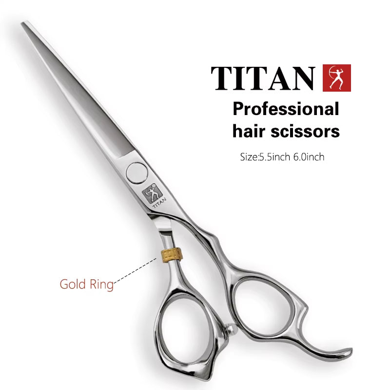 Titan 3D Scissors Professional Barber Hairdressing Shears Hair Cutting Machine Barber Shop Hair Scissors