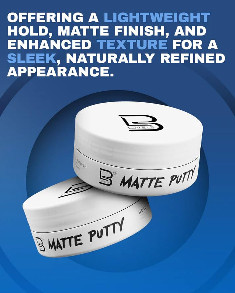Level 3 Matte Putty - Grooming Hair Product for Women and Men - Hair Texturizing Putty with Matte Finish (3.5 Ounce (Pack of 1))