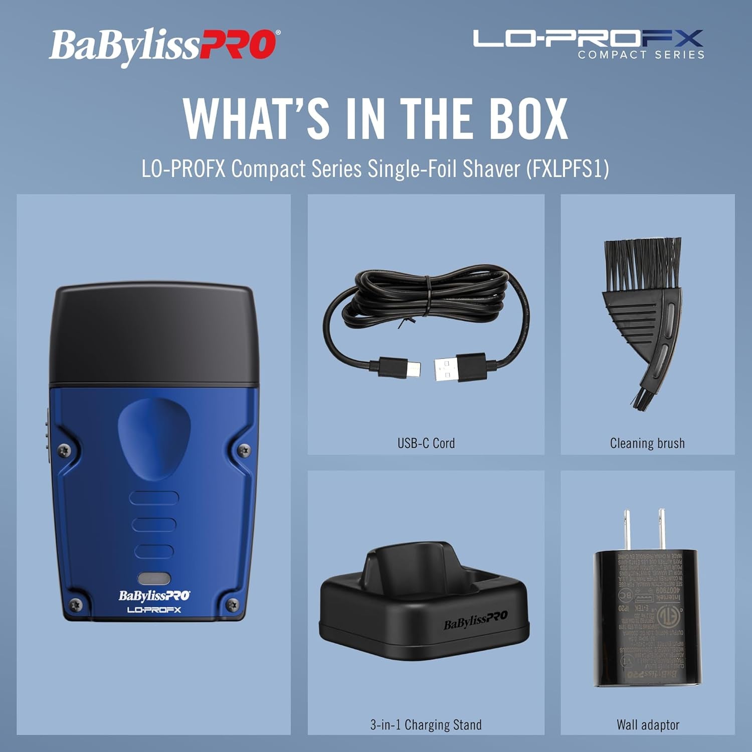 High-Performance Compact LO-PROFX Shavers for Men