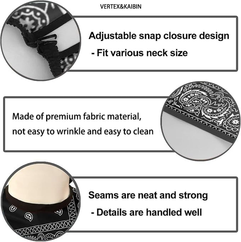 Barber Cape for Men Hair Cutting,Black Paisley Cool Cape Designer,Professional Barber Supply Capes