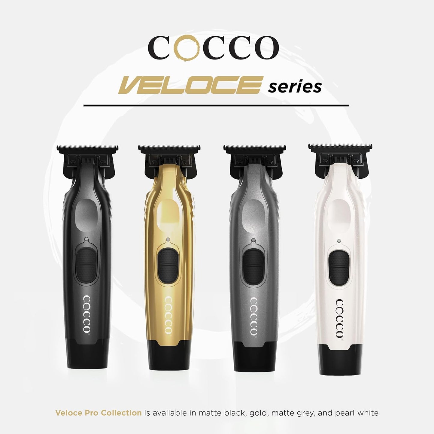 Veloce Pro Trimmer, Digital Gap Ambassador DLC Blade Edger, High-Torque Brushless BLDC Motor, Cordless, All-Metal Design, Lithium-Ion Battery, Charging Base Included,