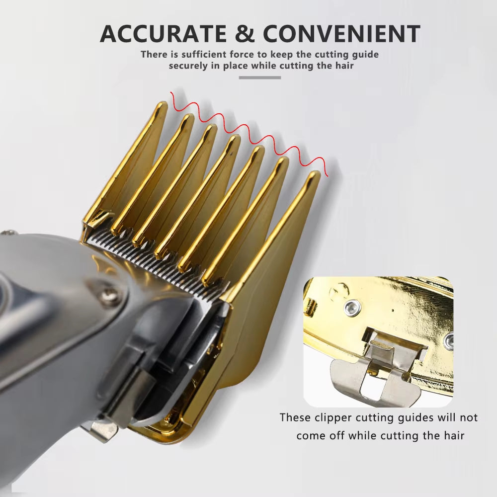 Professional Hair Clipper Limit Guide Comb for Wahl Trimmer Universal Cutting Guide Comb Haircut Tools Hair Clipper Limit Comb