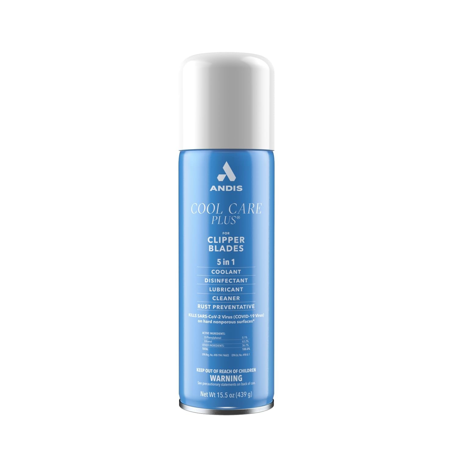 12750 Cool Care plus 5-In-1 Clipper Spray, 15.5 Oz Can, Blade Care and Treatment