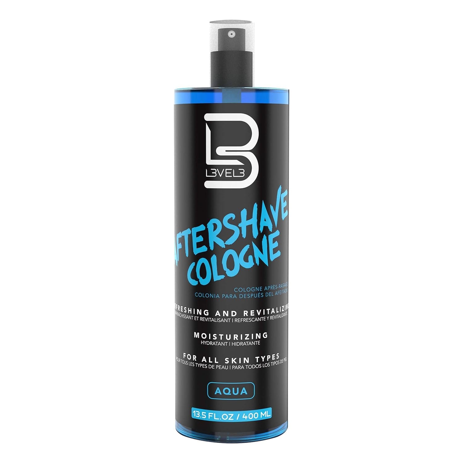 Level 3 after Shave Spray Cologne - Softens Skin - Refreshes and Relieves Face and Skin - Moisturizing Formula Level Three after Shaving 13.5 Floz/ 400Ml