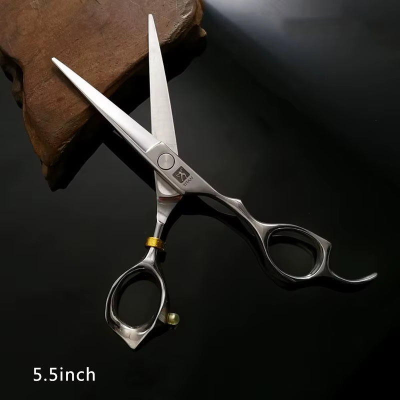 Titan 3D Scissors Professional Barber Hairdressing Shears Hair Cutting Machine Barber Shop Hair Scissors
