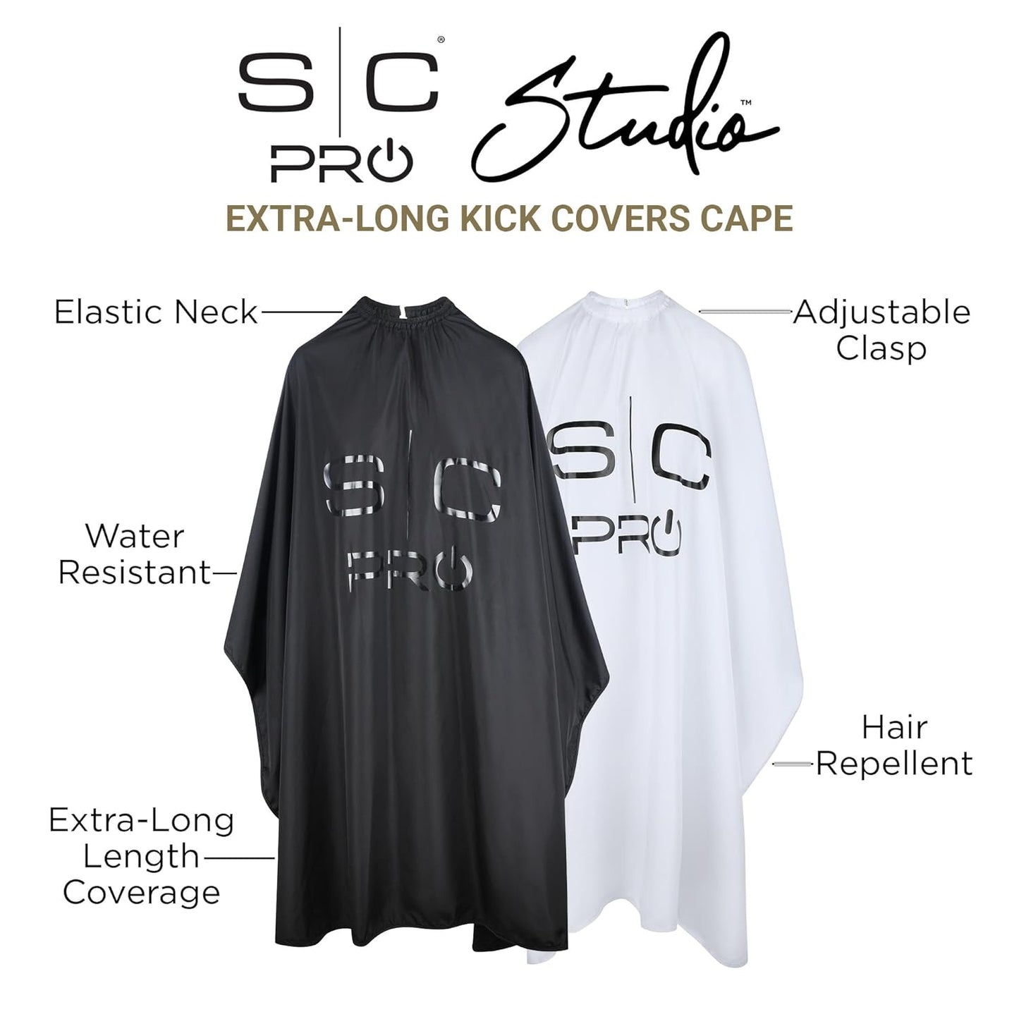 Professional Barber Water Resistant Hair Cutting Cape One Size