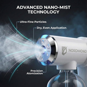 The Original Disinfectant Fogger Machine - Professional Sanitizer Sprayer - ULV Atomizer & Nano Steam Gun – Rechargeable Barber Spray Gun with Blue Light V2