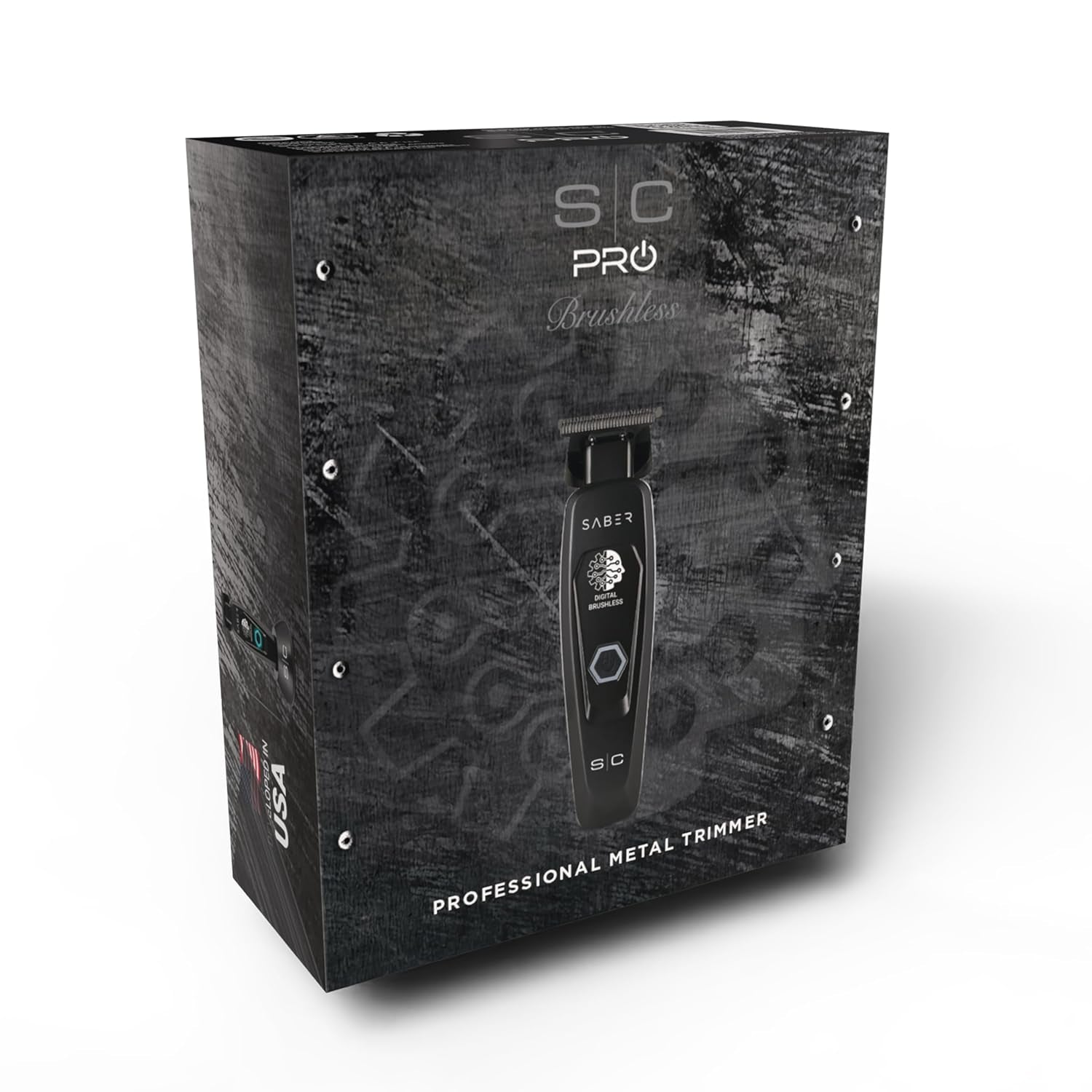 Saber and Precision Saber Professional Full Metal Body Digital Brushless Motor Cordless Hair Trimmers