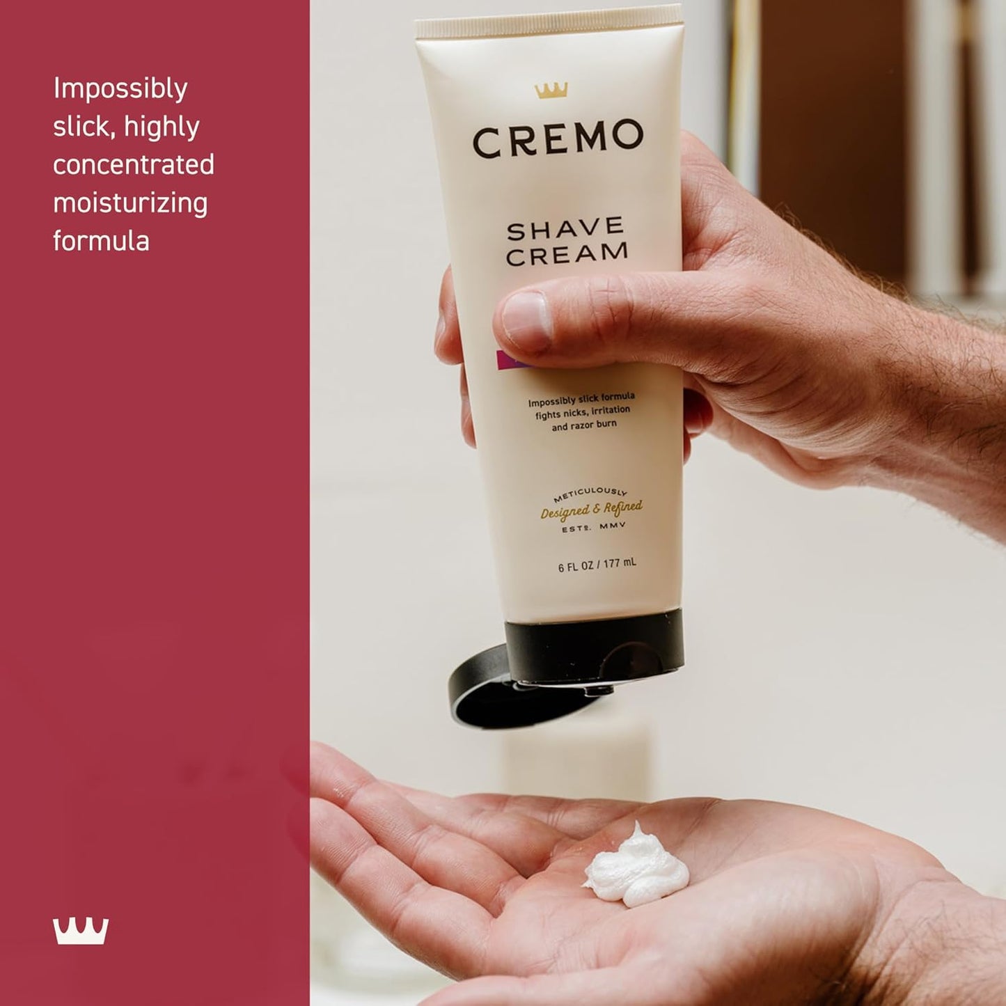 Original Shave Cream, Astonishingly Superior Ultra-Slick Shaving Cream for Men, Fights Nicks, Cuts and Razor Burn, 6 Fl Oz