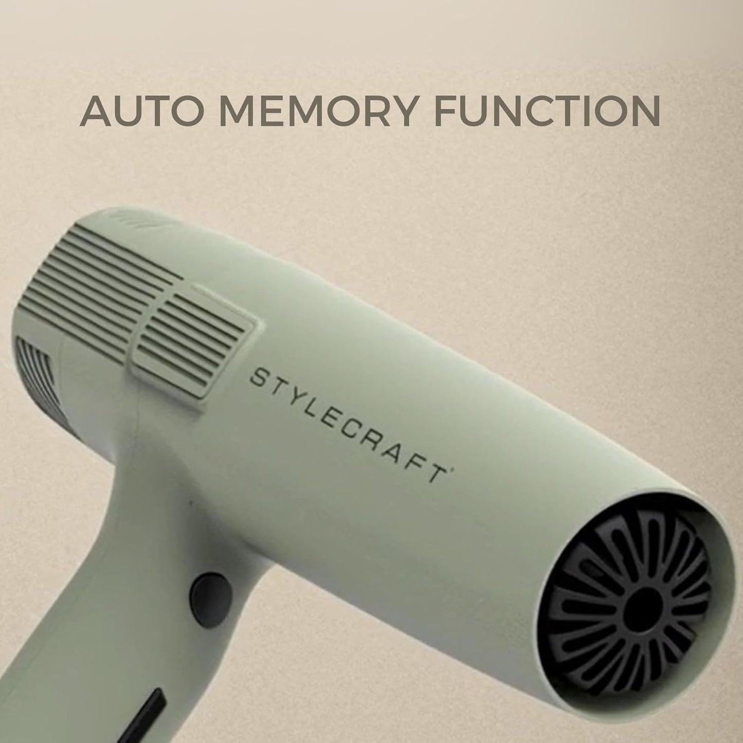 Professional Hair Dryer – Instinct-X with Brushless Motor & Digital Display, Sage Lightweight Blow Dryer, Jetliner X Silver Bullet with Digital Motor – Includes Nozzles & Diffuser