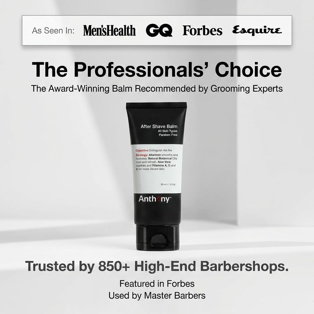 after Shave Balm for Men, Cooling & Hydrating Lotion with Vitamins A, C & E, Aloe Vera & Botanical Extracts, 3 Fl Oz, Aftershave Soothes, Moisturizes & Nourishes Skin, Reduces Razor Burn