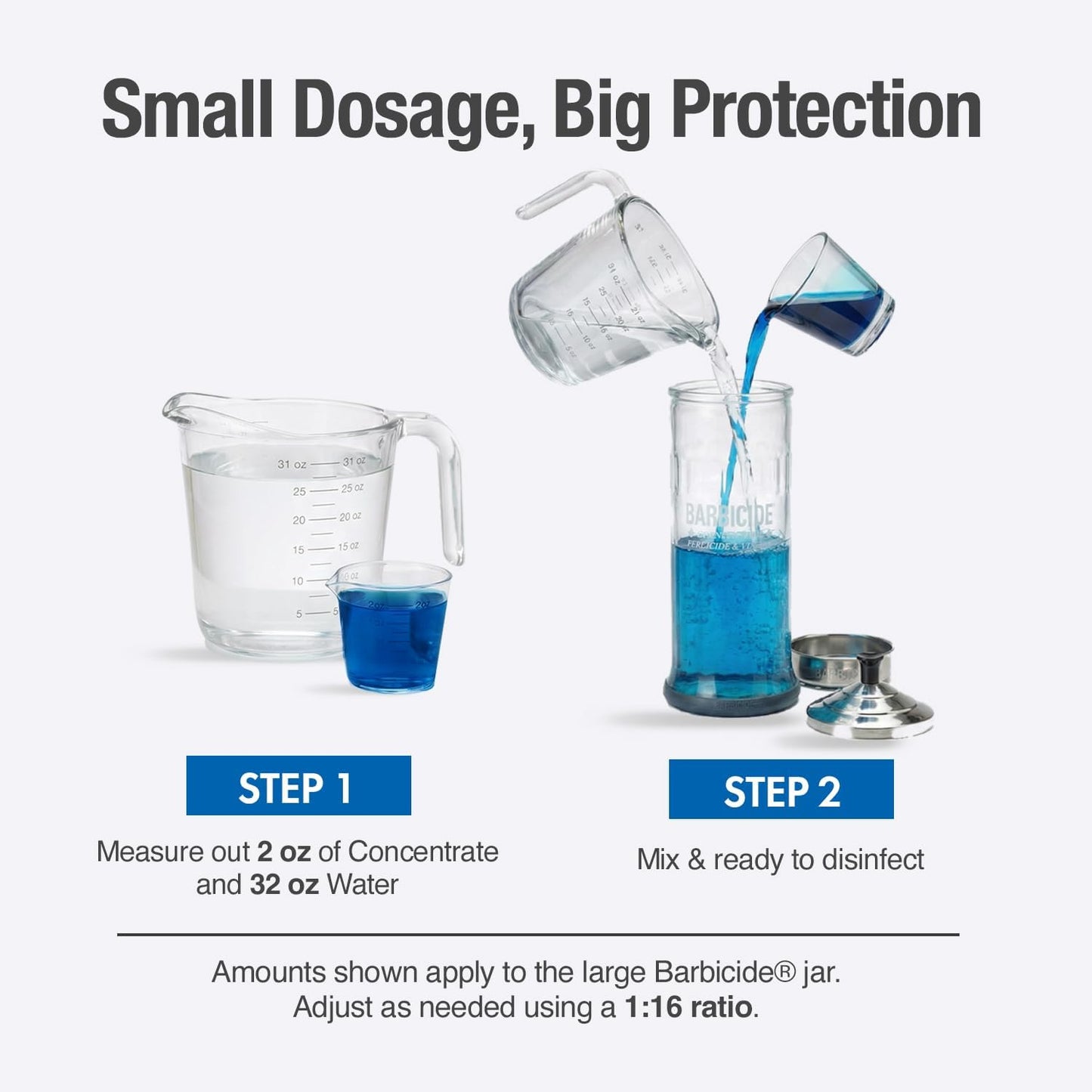 Disinfecting Jar (Large - 37 Fl Oz) – Durable Glass Immersion Container with Stainless Steel Lid and Tray – Professional Salon, Spa & Barber Tool Sanitizer for Combs, Brushes & Implements