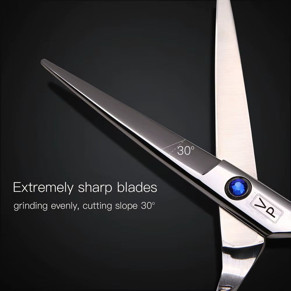 6 Inch Cutting Thinning Styling Tool Hair Scissors Stainless Steel Salon Hairdressing Shears Professional Barber Scissors