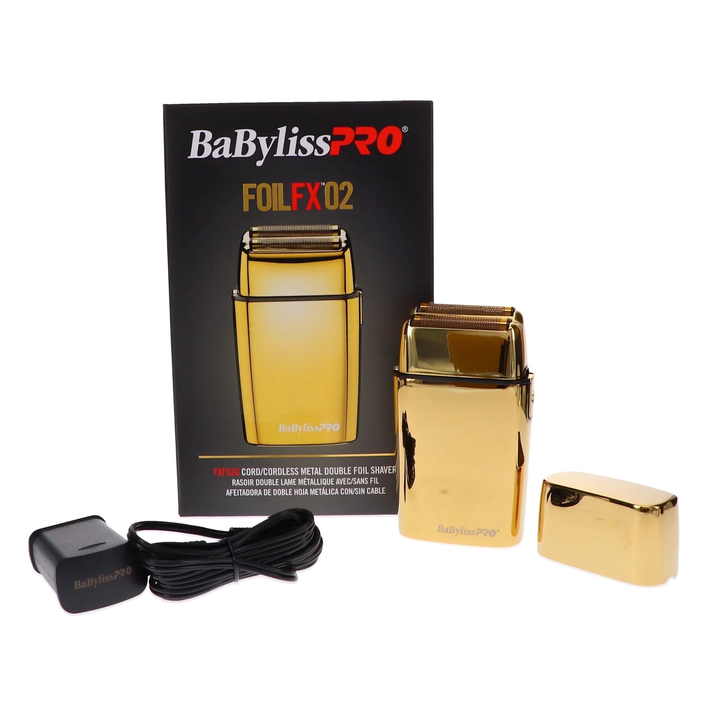 FOILFX Gold Cordless Double-Foil Shaver with Hypoallergenic Gold Foil