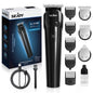 Men'S Electric Hair Clipper USB Rechargeable Carving Clipper Cordless Hair Trimmer Hair Cutting Machine 4 Pcs Limit Combs