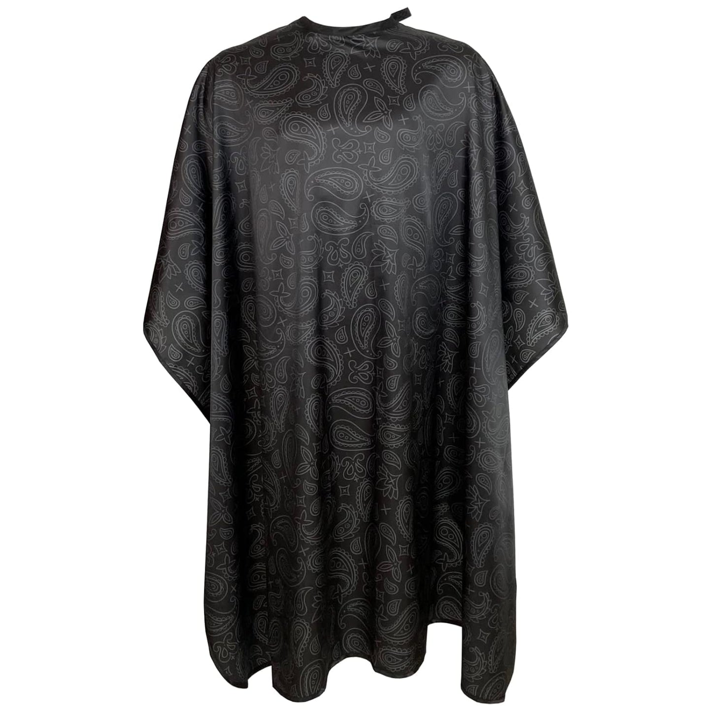 Barber Cape for Men, Haircut Cape with Snaps, Professional Salon Cutting Cape, Large Waterproof Hairdressing Cape Gown Apron for Hairstylist- 63”× 56”(Black Pattern)
