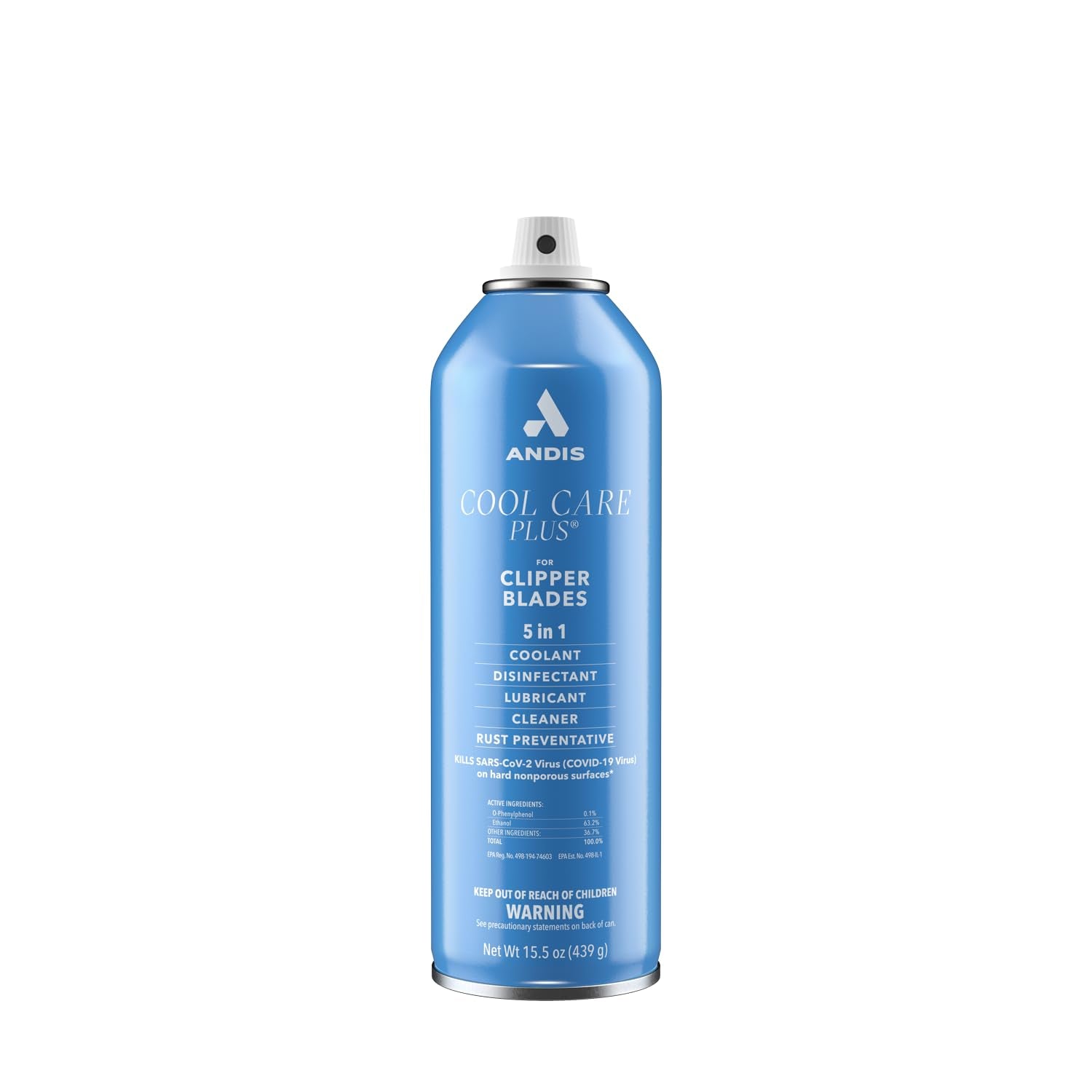 12750 Cool Care plus 5-In-1 Clipper Spray, 15.5 Oz Can, Blade Care and Treatment