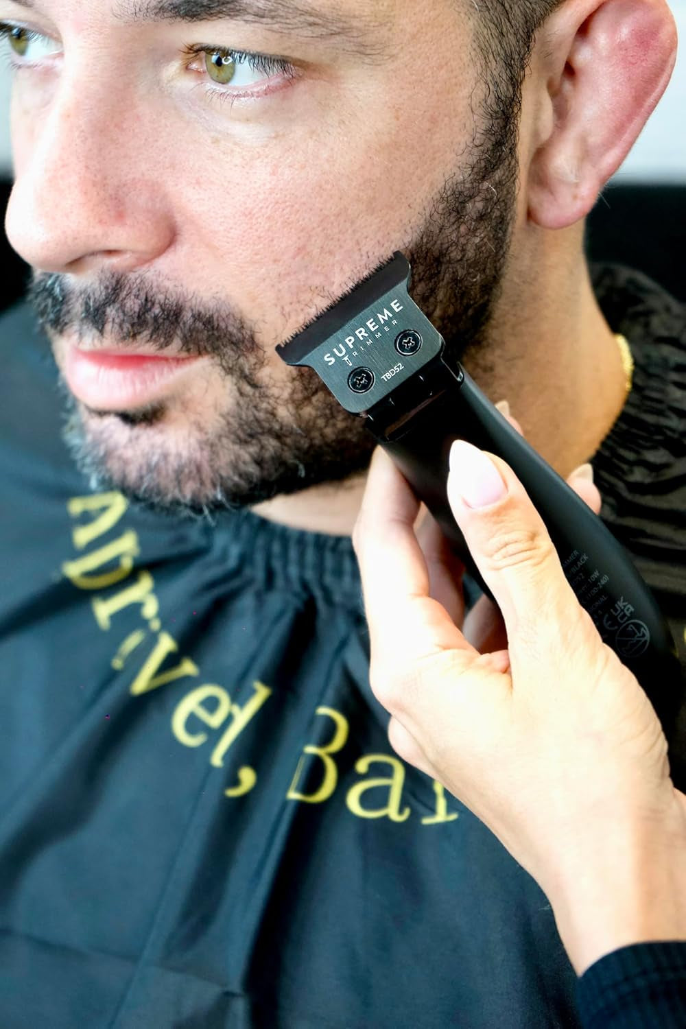 2-In-1 T-Shaper Trimmer & Crunch Foil Shaver | STF602 Electric Razor & ST5206 DLC Beard Trimmer Barber Haircut Kit | Black
