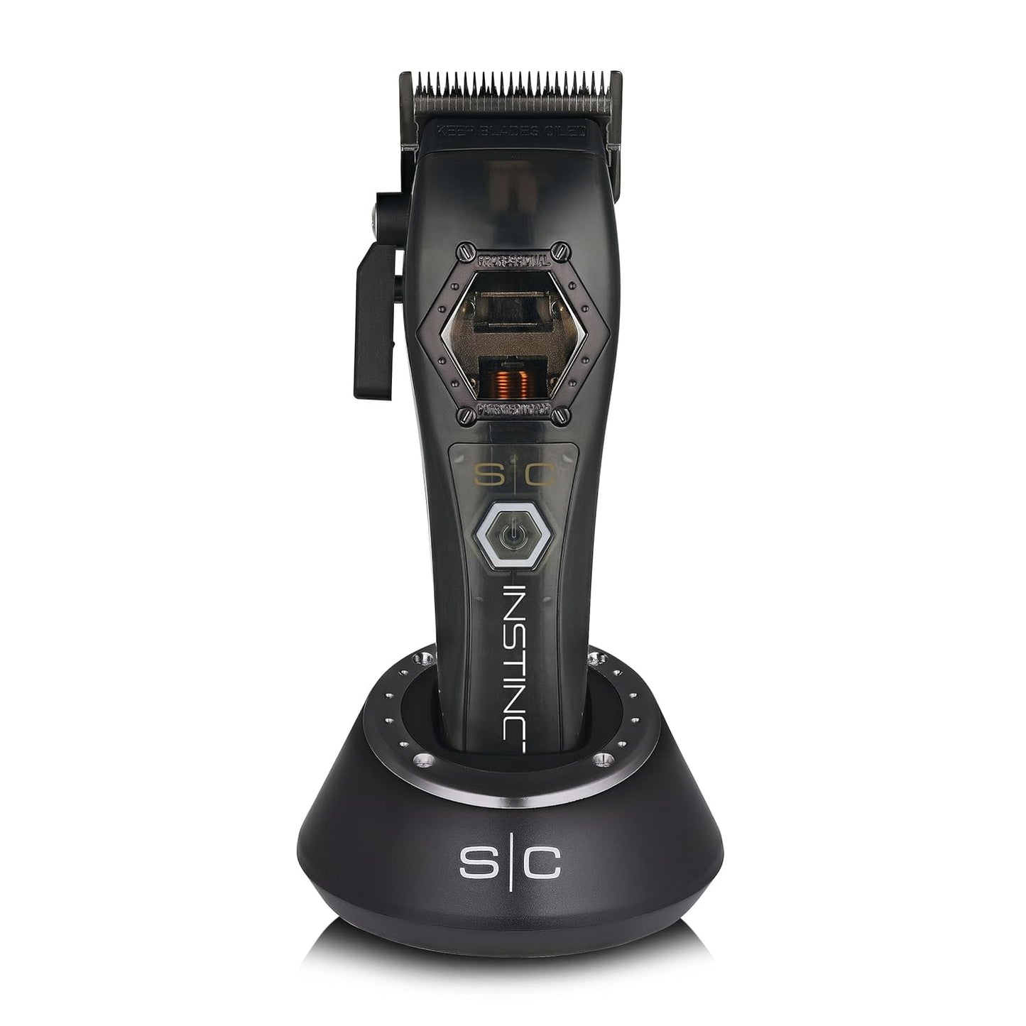 Instinct Professional IN2 Vector Motor Cordless Hair Clipper with Intuitive Torque Control, 3 Modular Lids
