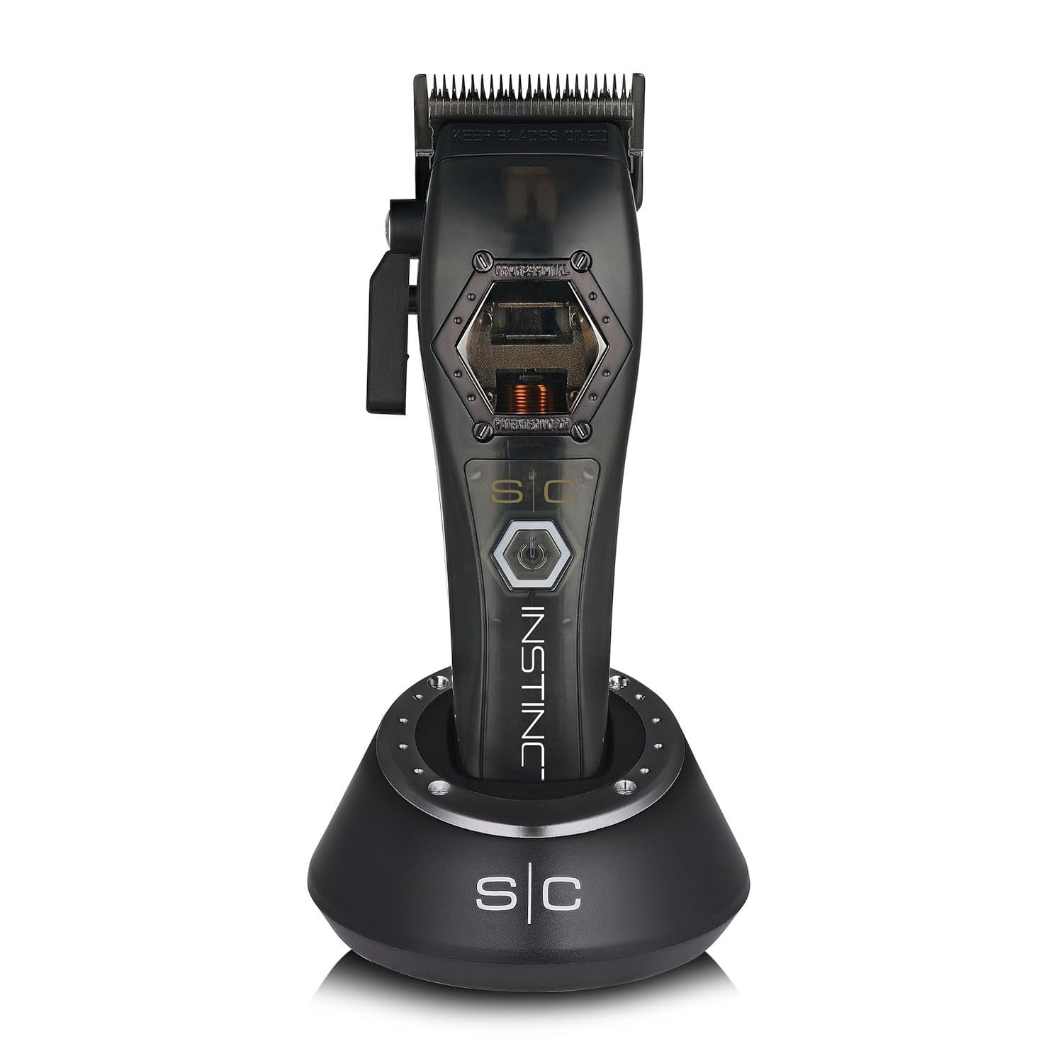 Instinct Professional IN2 Vector Motor Cordless Hair Clipper with Intuitive Torque Control, 3 Modular Lids