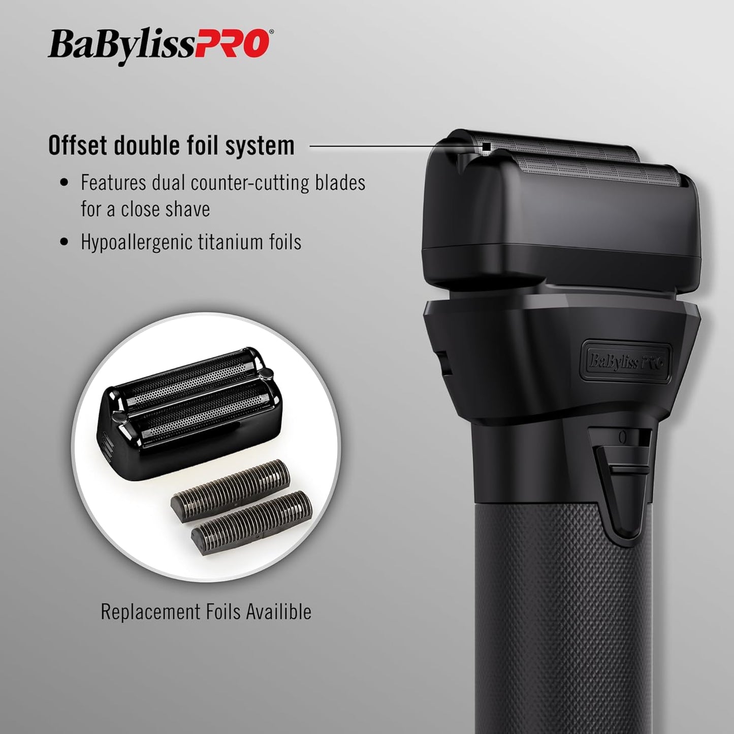 FXONE Double Foil Stick Shavers with Interchangeable Battery