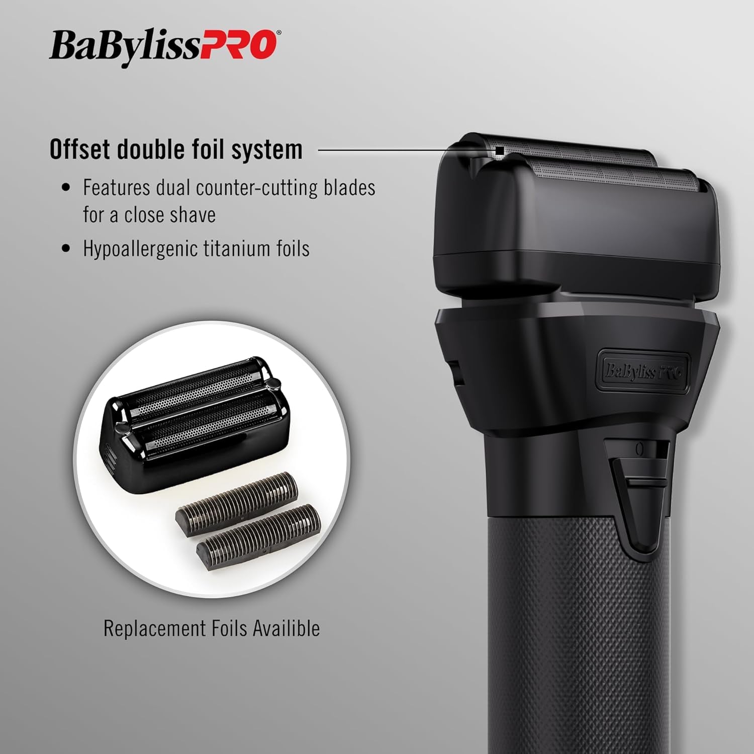 FXONE Double Foil Stick Shavers with Interchangeable Battery