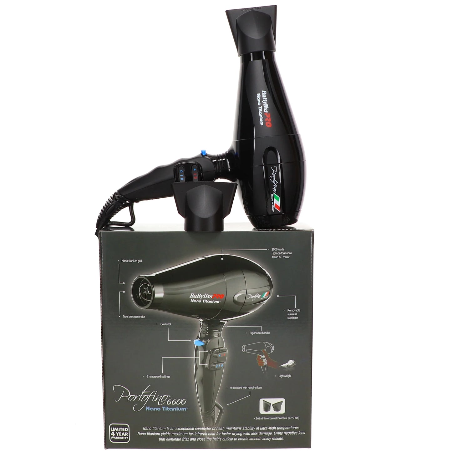 Nano Titanium Portofino Full-Size Dryer